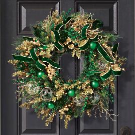 Emerald Nouveau Wreath