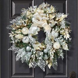 Gilded Glimmer Wreath