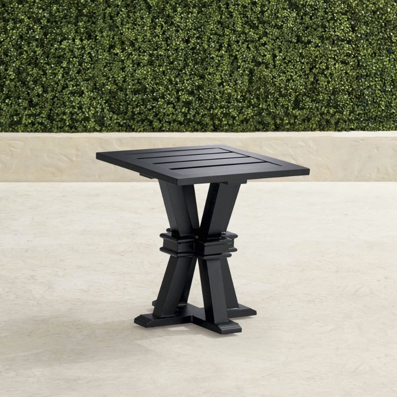 Frontgate Aluminum Farmhouse Side Table ModeSens