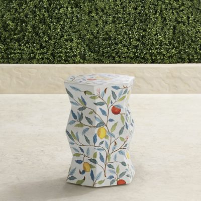 Bosquet Handpainted Accent Stool