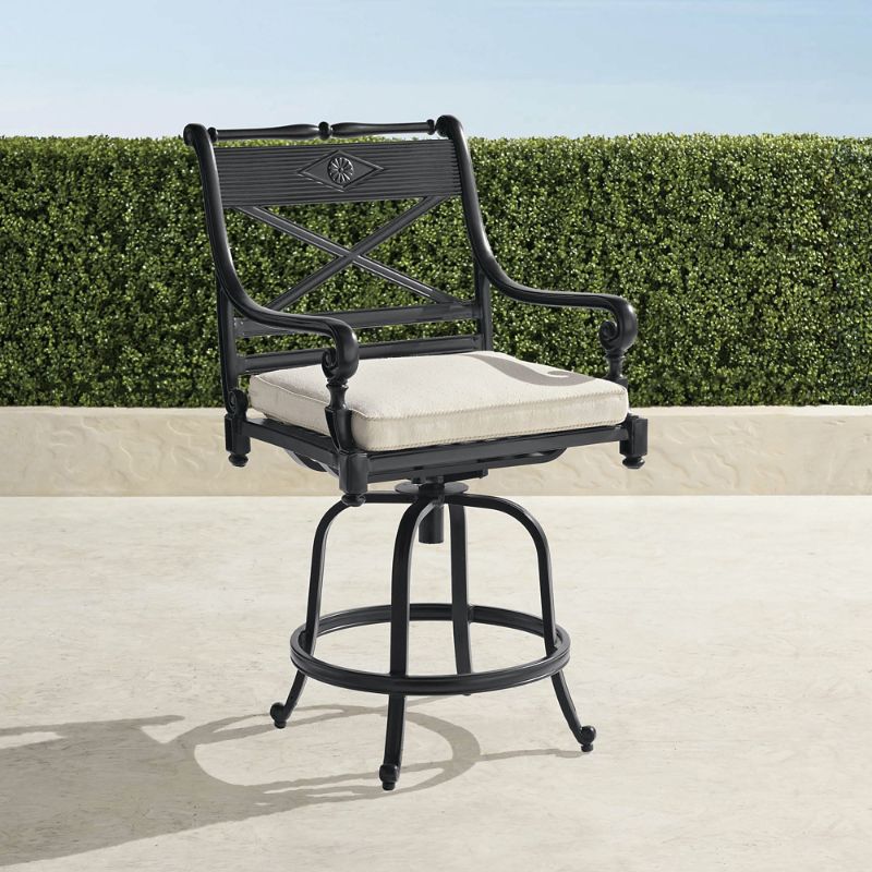 Frontgate Set Of 2 Carlisle Swivel Counter Stools