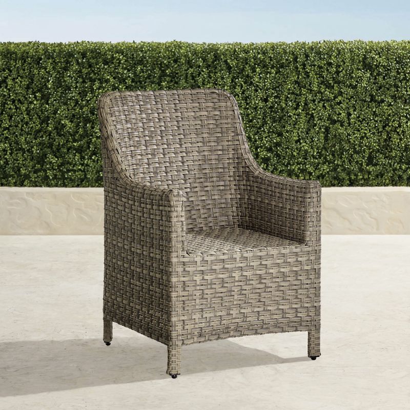 Frontgate Set Of 2 Ashby Dining Arm Chairs In Putty Finish