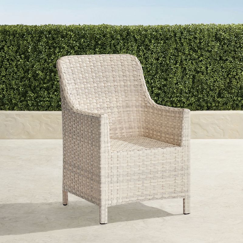 Frontgate Set Of 2 Ashby Dining Arm Chairs In Shell Finish