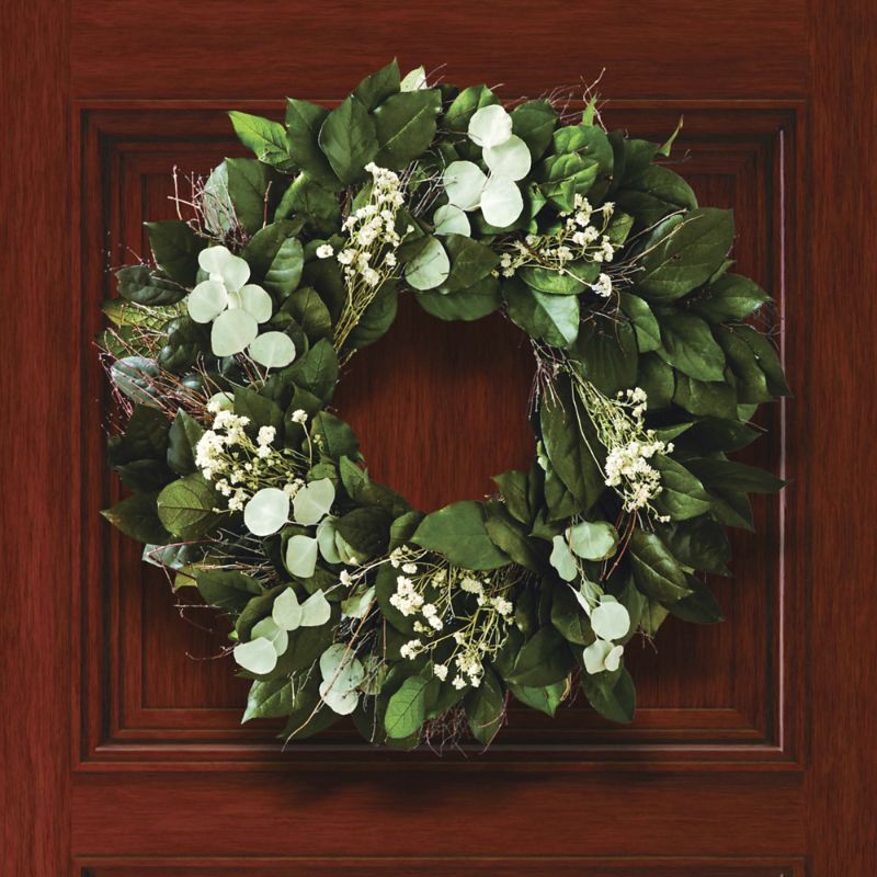 Frontgate Everlasting Pearl Wreath