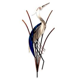 Abstract Heron Wall Art by Copper Art