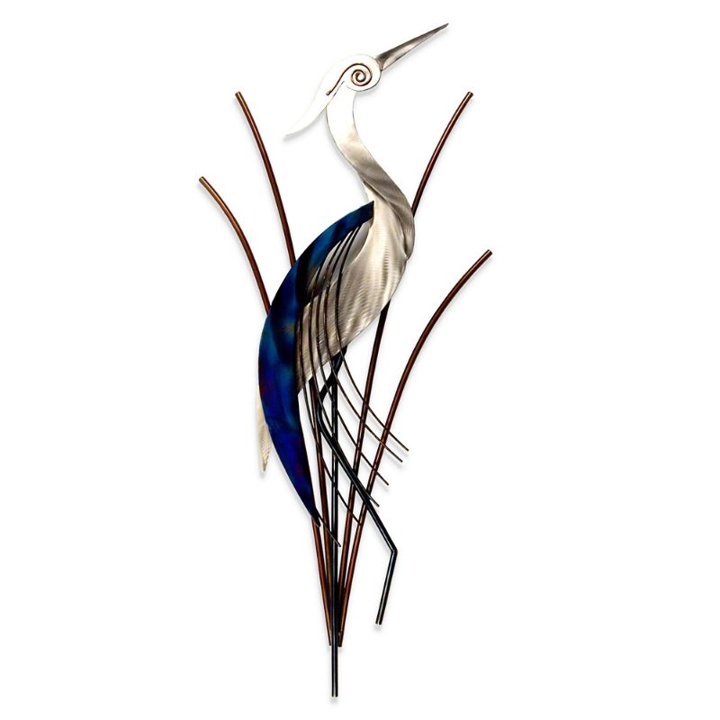 Frontgate Abstract Heron Wall Art By Copper Art