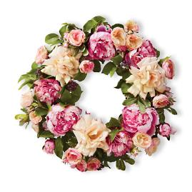 Mila Peony and Roses Wreath
