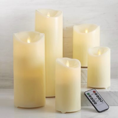 Outdoor Flameless Pillar Candles