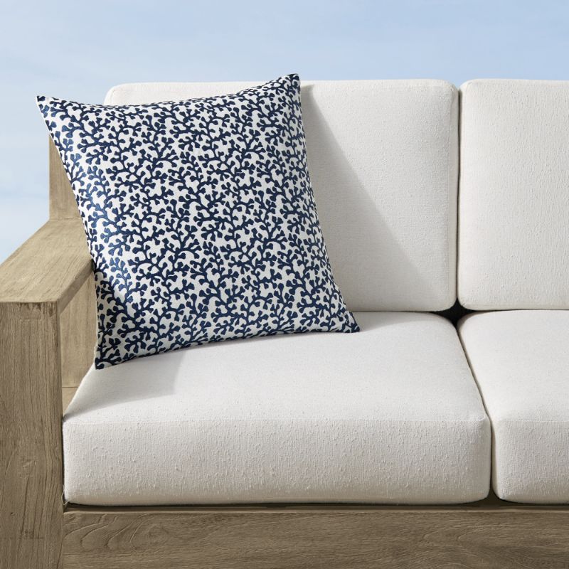 Frontgate Coralia Indoor/outdoor Pillow Cover In Sand