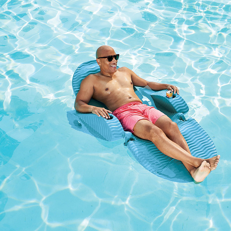 Worlds Finest Pool Chaise  with Adjustable Footrest