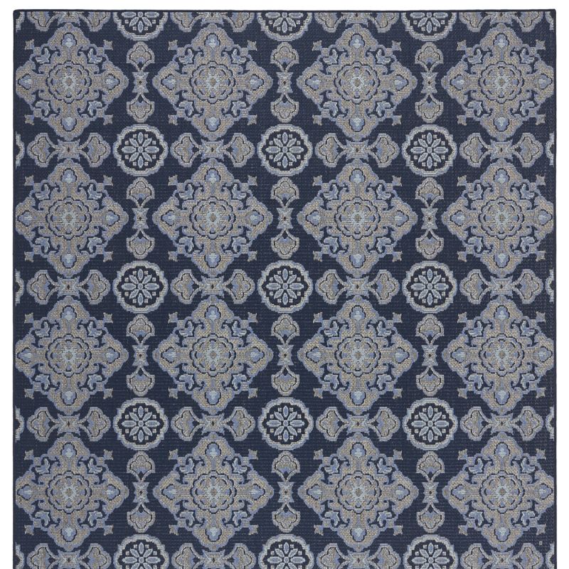 Frontgate Colome Tile Indoor/outdoor Rug In Blue