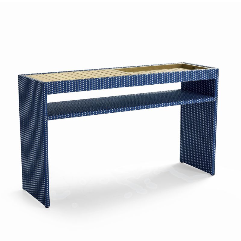 Frontgate Harper Console Tailored Cover In Sand