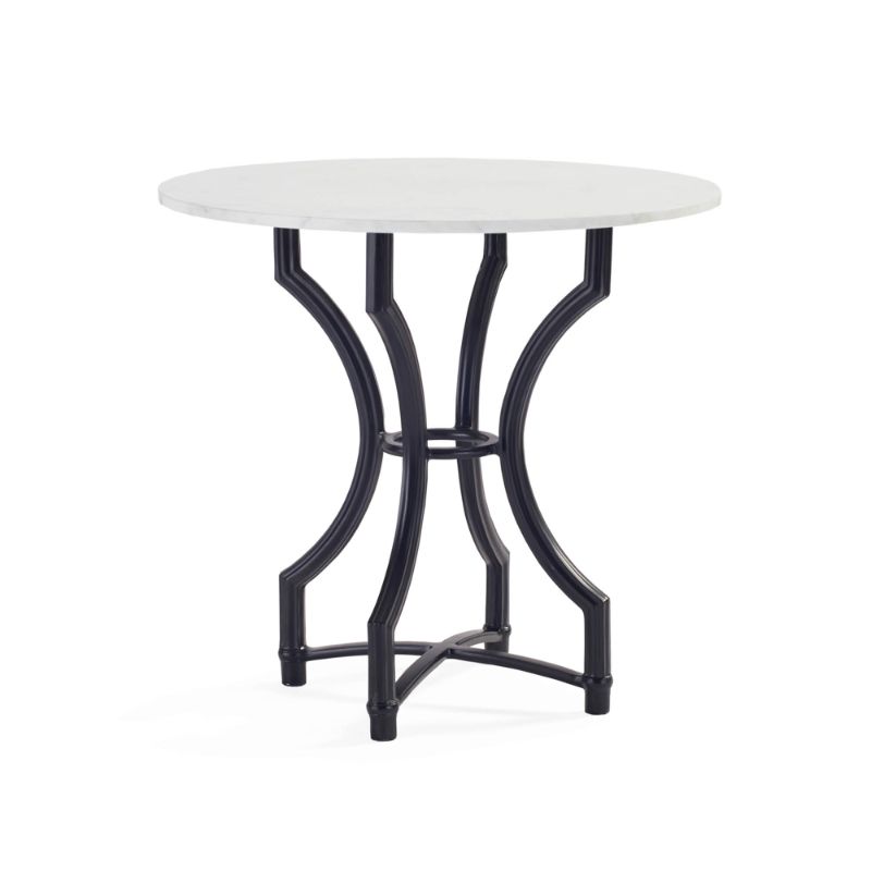 Frontgate Lenor Bistro Table Tailored Cover In Gray