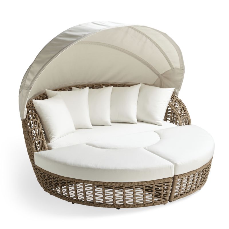 Frontgate Nadette Daybed Tailored Cover In Gray