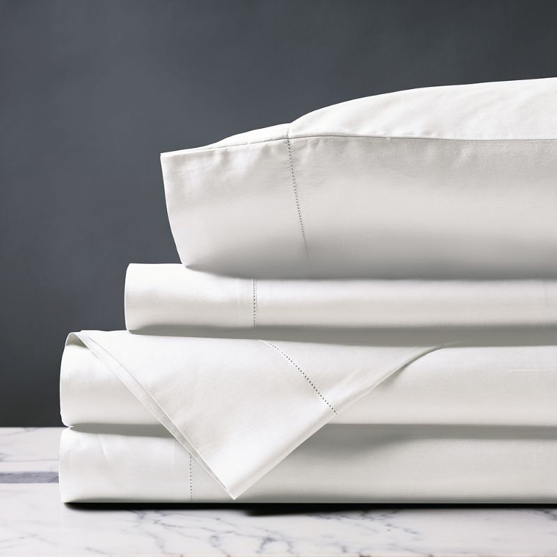 Frontgate Deluca Sateen Sheet Set By Eastern Accents In White