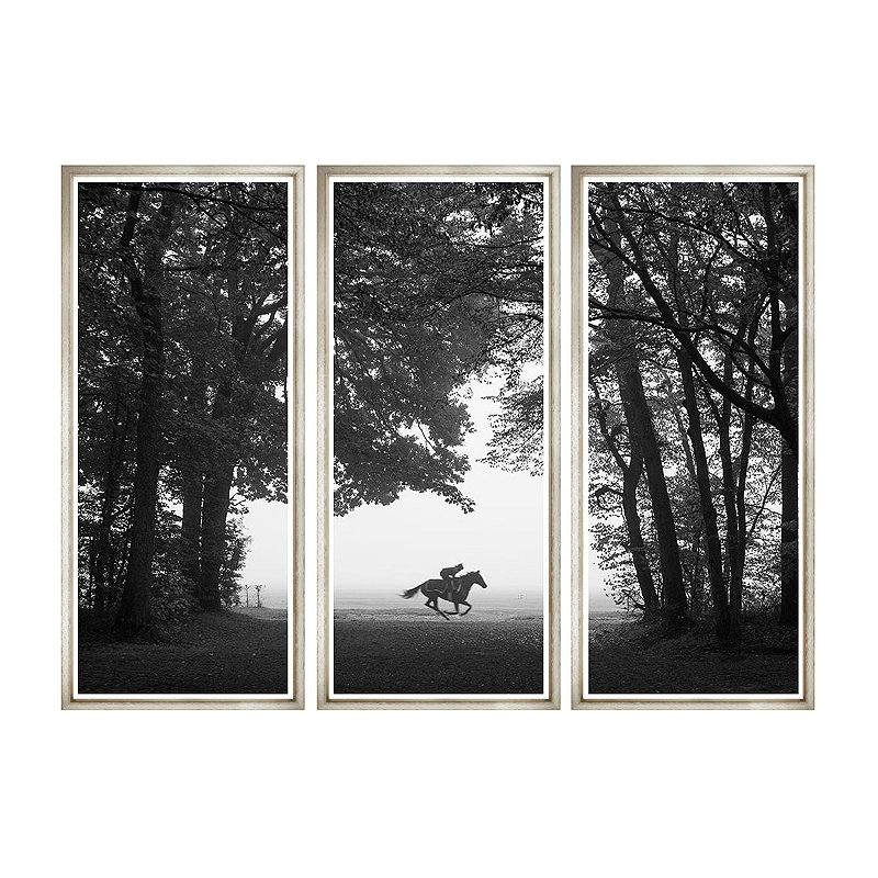 Riding Out in Chantilly Triptych