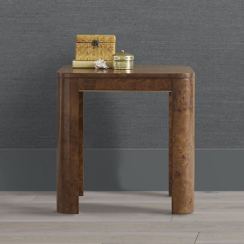 Frontgate Brando Side Table Russet