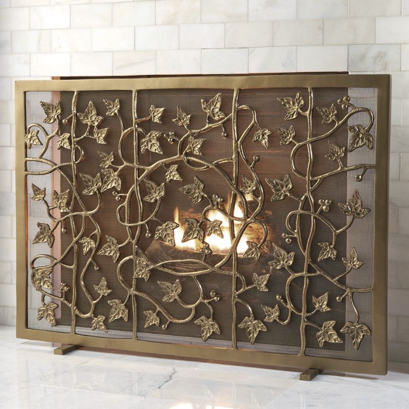 Frontgate Vine Fireplace Screen