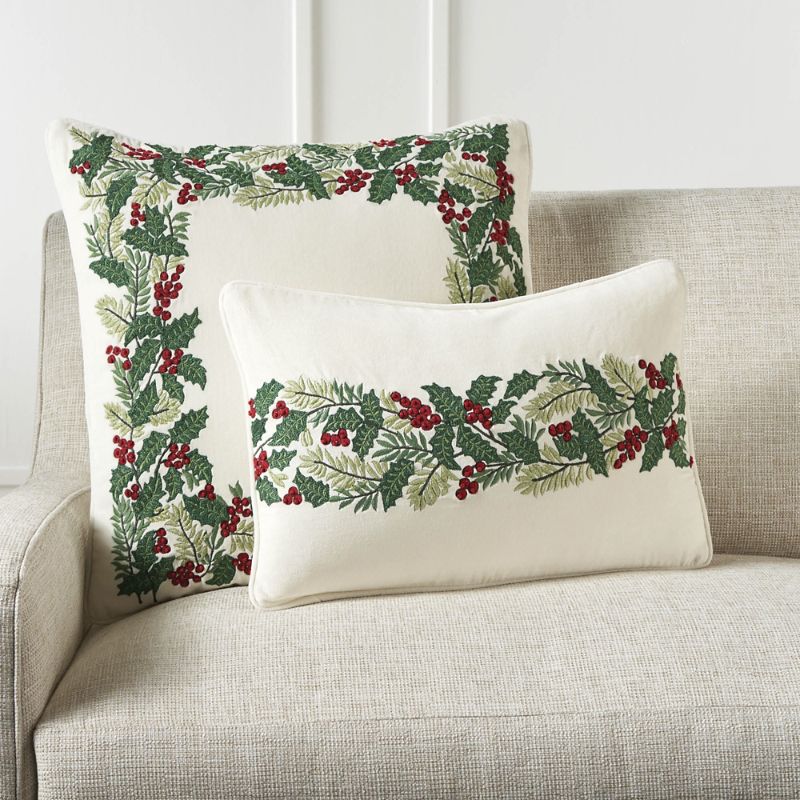 Frontgate Holly Decorative Pillow Cover