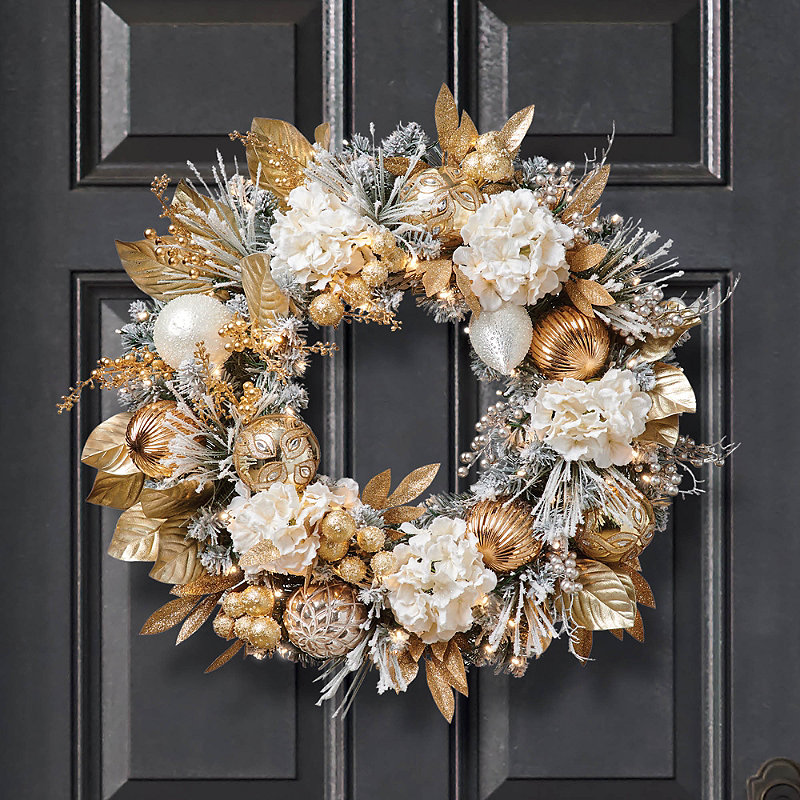 Silver and Gold Wreath