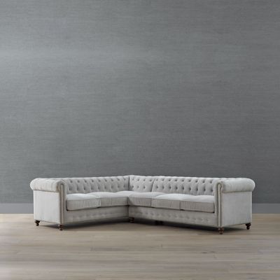 Logan Chesterfield 2-pc. Right Arm Facing Sofa Sectional