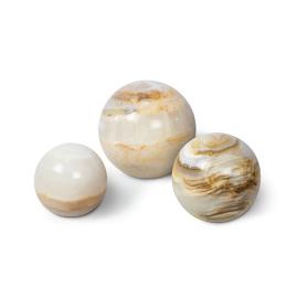 Mineral Spheres, Set of Three