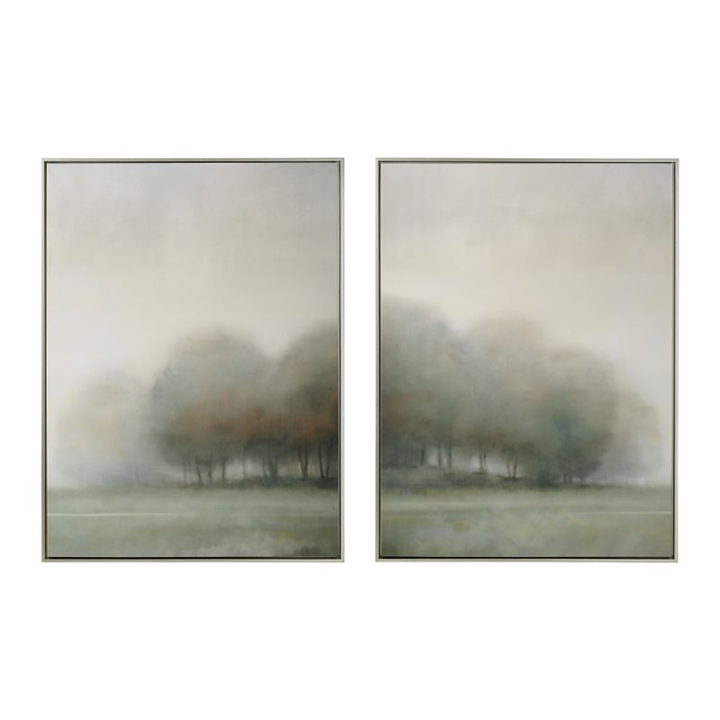Set of 2 Forest Fog Giclee Prints
