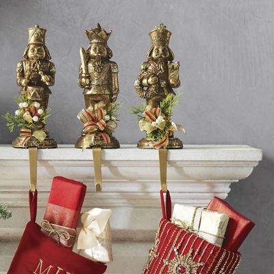 Mark Roberts Nutcracker Stocking Holders, Set of Three