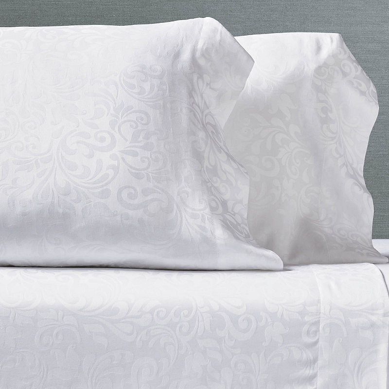 Set of 2 Frontgate Resort Collection Scroll Jacquard Pillowcases