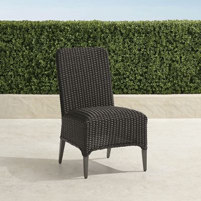 Beckham Dining Side Chairs in Dark Sienna Wicker, Set of Two