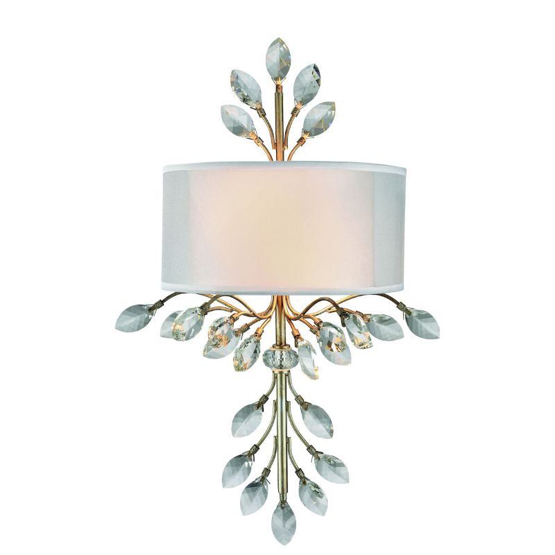 Frontgate Bijou Crystal Wall Sconce In Neutral