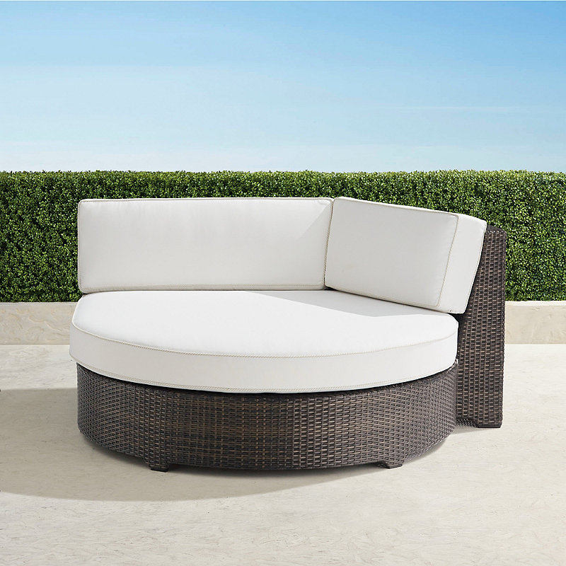Palermo Right-Facing Daybed in Bronze Finish