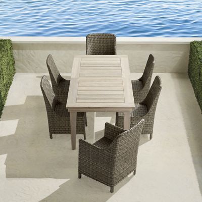 Ashby 7-pc. Dining Set in Putty Finish