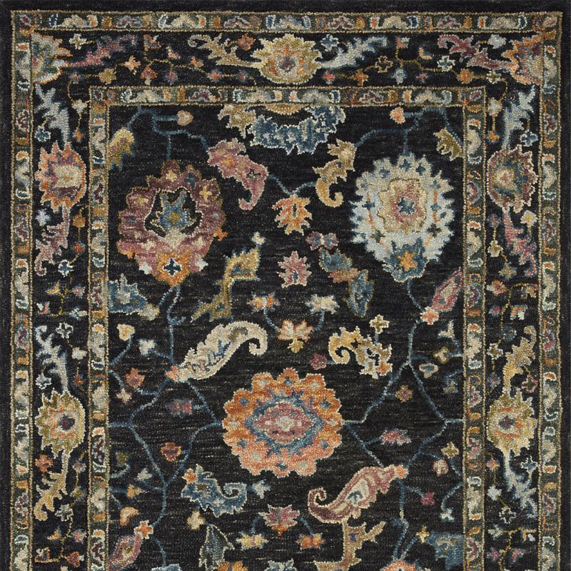 Shop Frontgate Guilia Wool Area Rug In Black
