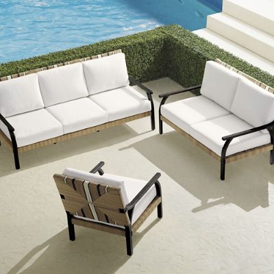 Torano 3-pc. Sofa Set in Espresso Teak