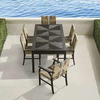 Torano 7-pc. Dining Set in Espresso Teak