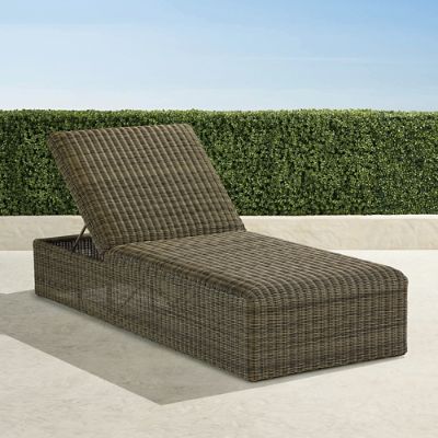 Covelle Chaise in Khaki Wicker