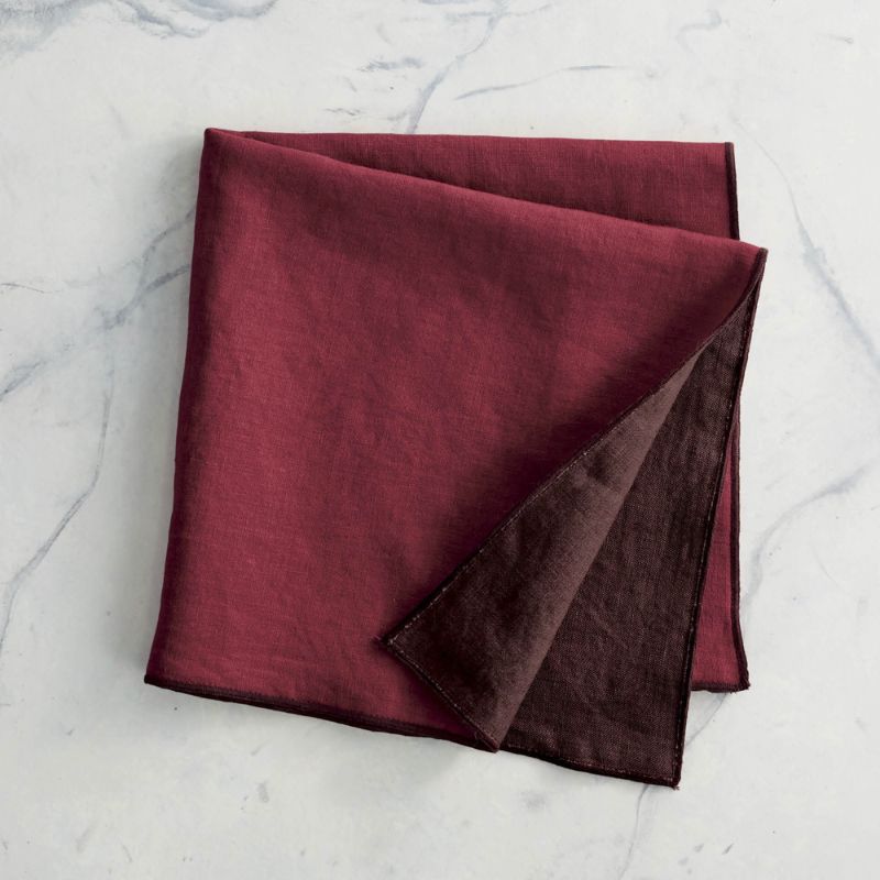 FRONTGATE SET OF 4 ISLA CONTRAST NAPKINS 
