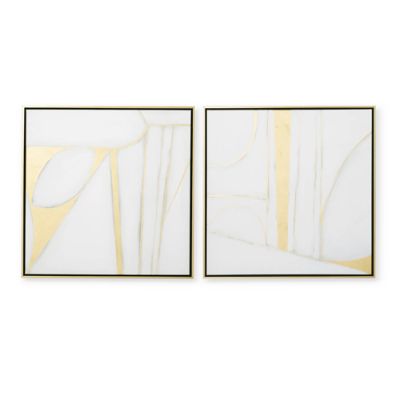 Glimpse of Gold Diptych