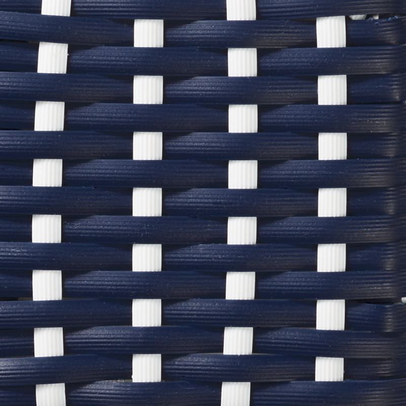 Frontgate Flat Wicker White/navy