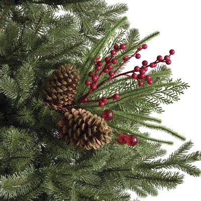 Pine Cone and Berry Greenery Bundle, Set of Six