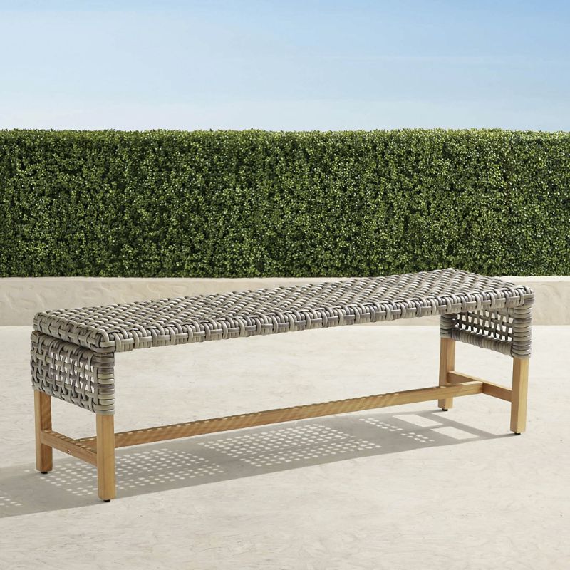 Frontgate Isola Dining Bench In Natural