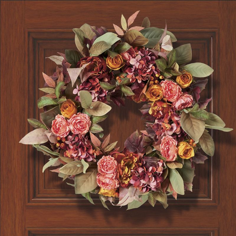 FRONTGATE AUTUMN SUNSET WREATH 
