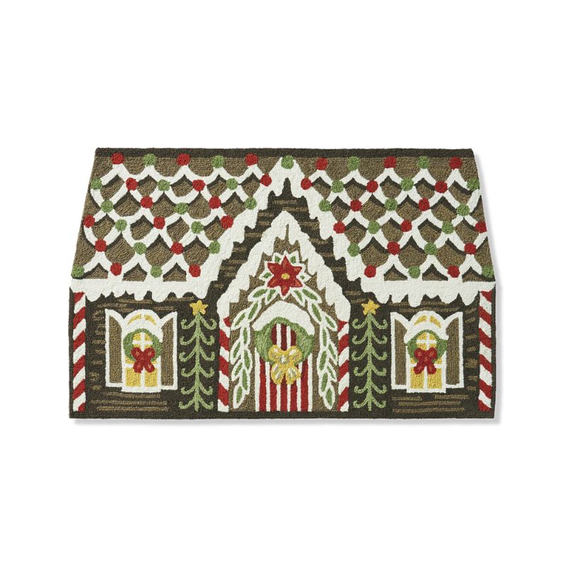 Frontgate Gingerbread House Door Mat