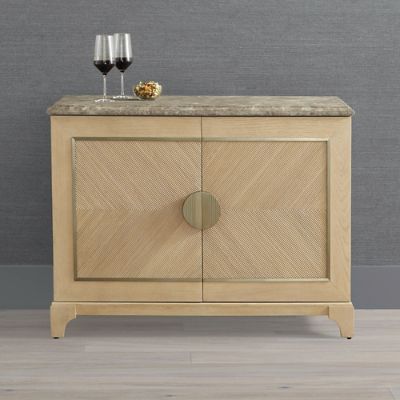 Harrison Oak Bar Cabinet