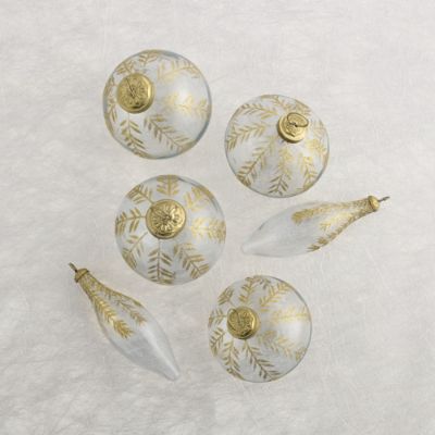 Etched Glass Ornaments