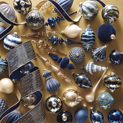 Starry Sapphire Ornament Collection