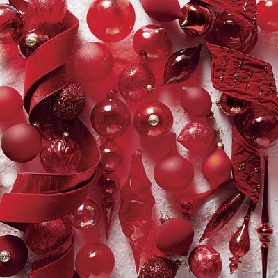 Radiant Rouge Ornament Collection