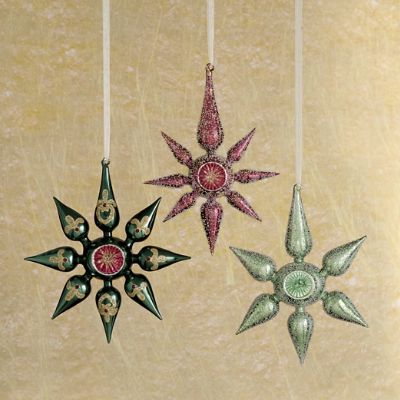 Glass Star Ornaments