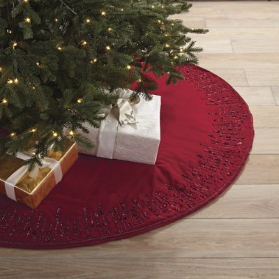 Radiant Rouge Tree Skirt